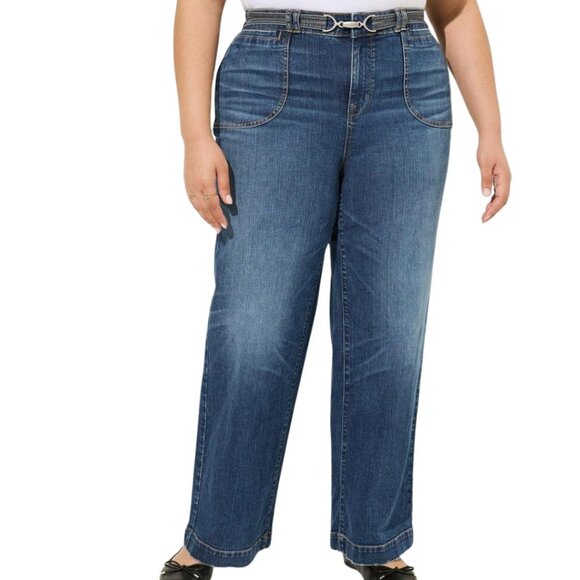 Torrid Denim - NWT Torrid High Rise Wide Leg Vintage Stretch High-Rise Jean Tall Inseam